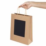 Пакет подарочный (1 штука) 26x13x32 см, скретч-слой + стилус, "Kraft Mix", ассорти, ЗОЛОТАЯ СКАЗКА, 591972