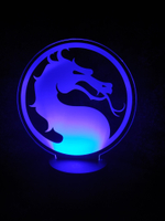 3D - Светильник "Мортал Комбат - Mortal Kombat"