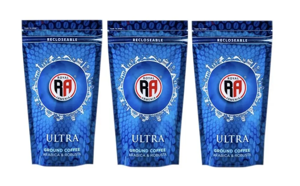 Кофе молотый Royal Armenia Ultra, 100 г (Роял Армения) х 3 шт
