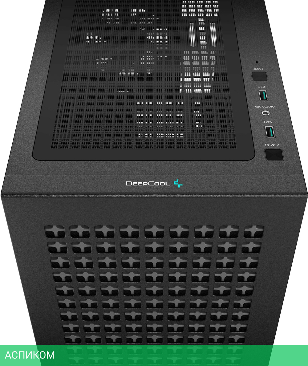 Корпус DeepCool CH370 ARGB БП PK650D (R-CH370BK-PK650-R-1)