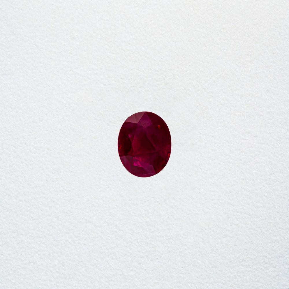 Рубин, Овал, 1 шт / 5,02 карат, Бирма