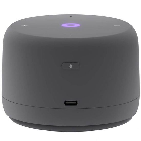 Умная колонка Яндекс Станция Лайт 2 с Алисой и часами, серый