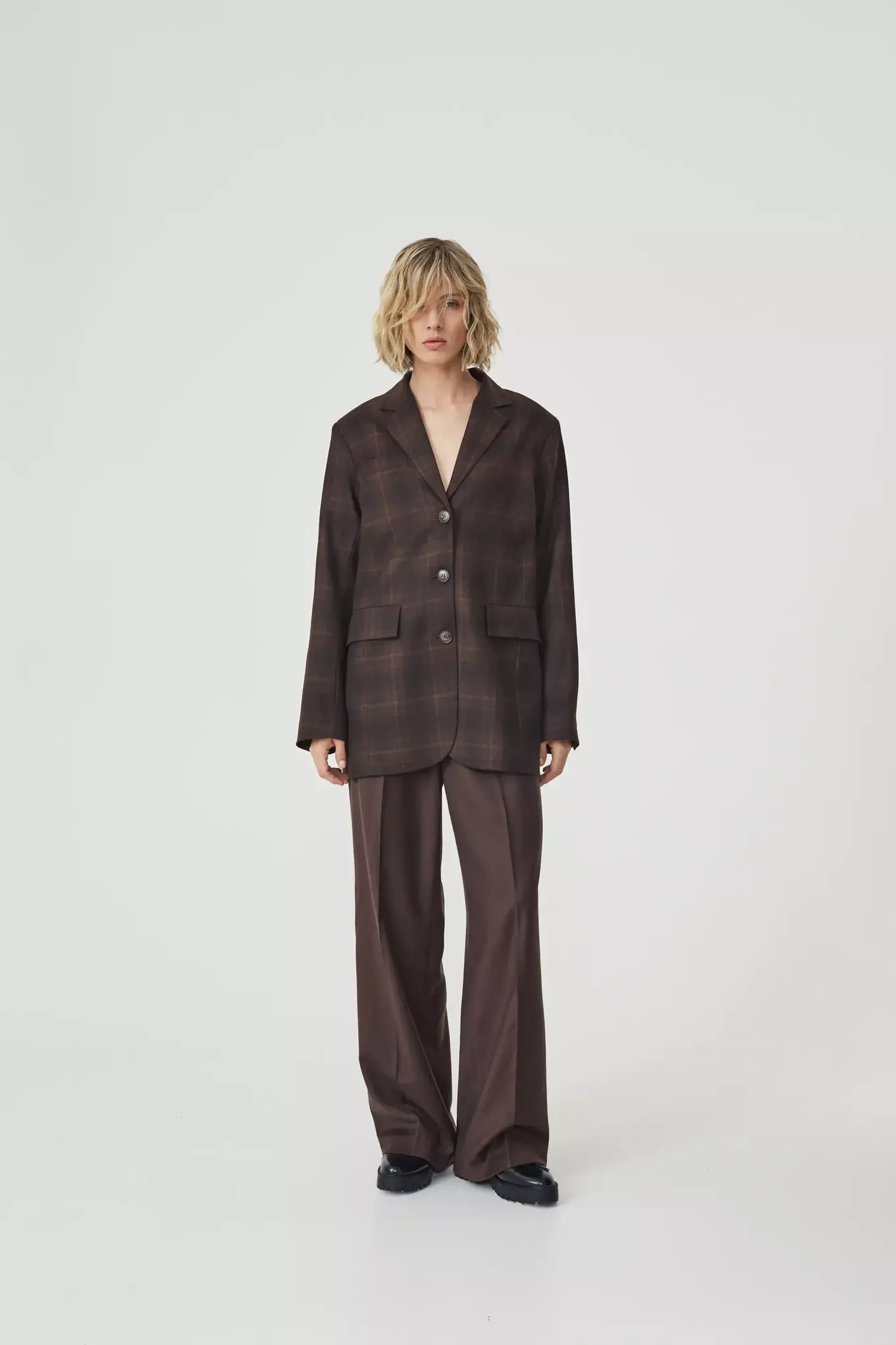 Пиджак Preston коричневая клетка