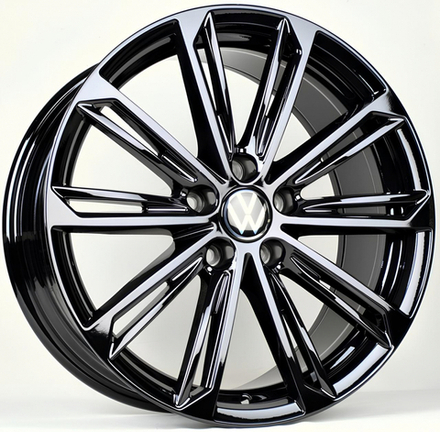 Replica ANZ-0260 7x17 5x100 ET 38 Dia 57 (черный)