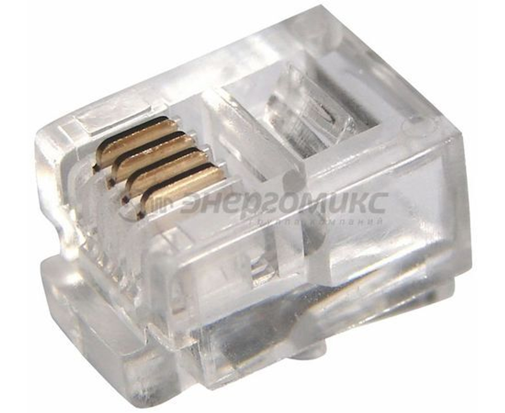Коннектор телефонный RJ-11 , 6P4C ProConnect