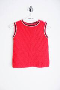 Жилетка вязаная, визуально на 5/6 лет