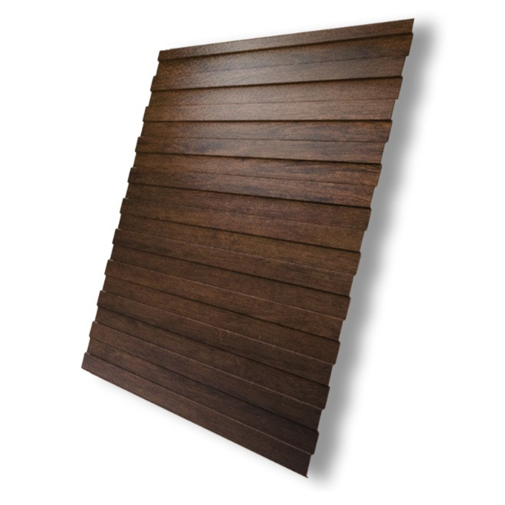 Профнастил С8 Grand Line Colority Print Elite 0,45 мм Antique Wood Twin Color