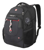 Рюкзак Wenger 15", чёрный/красный, 34x22x46 см, 34 л
