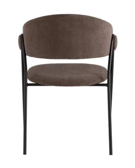 Стул Loop коричневый вельвет