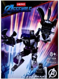 Конструктор Марвел Чёрная Пантера 124 детали 1024