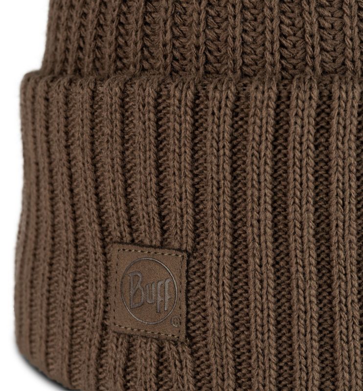 Вязаная шапка Buff Knitted Hat Rutger Brindle Brown Фото 4