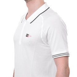 Мужское теннисное поло Wilson Series Seamless Polo - белый
