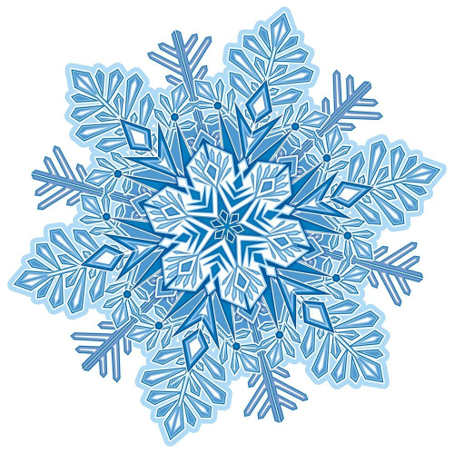 Украшение на скотче УСБ-023 Украшение на скотче (большое) Снежинка И 46500