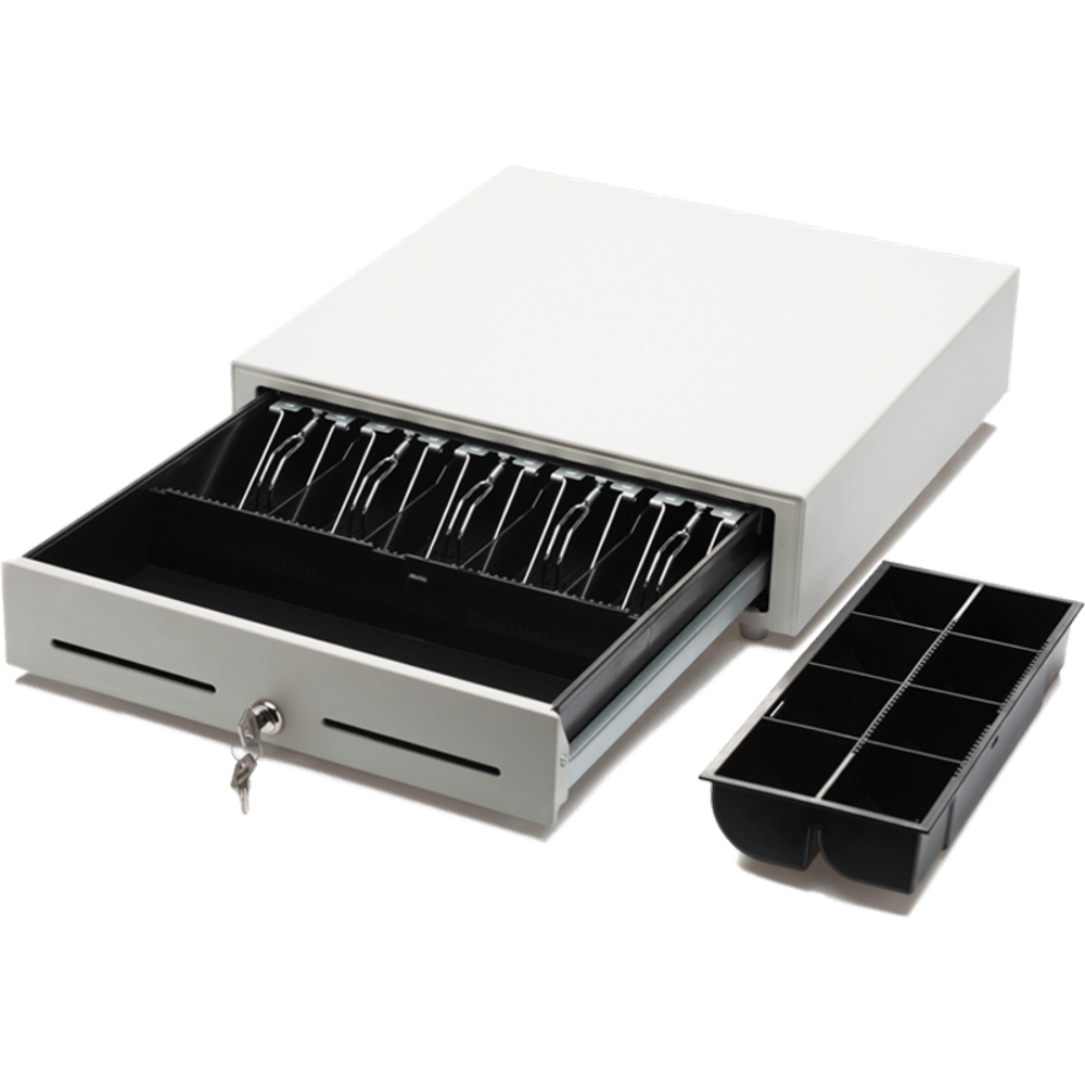 Денежный ящик PayTor HT-410S (Белый, Штрих, арт. HT-410-5111-13W2-0)