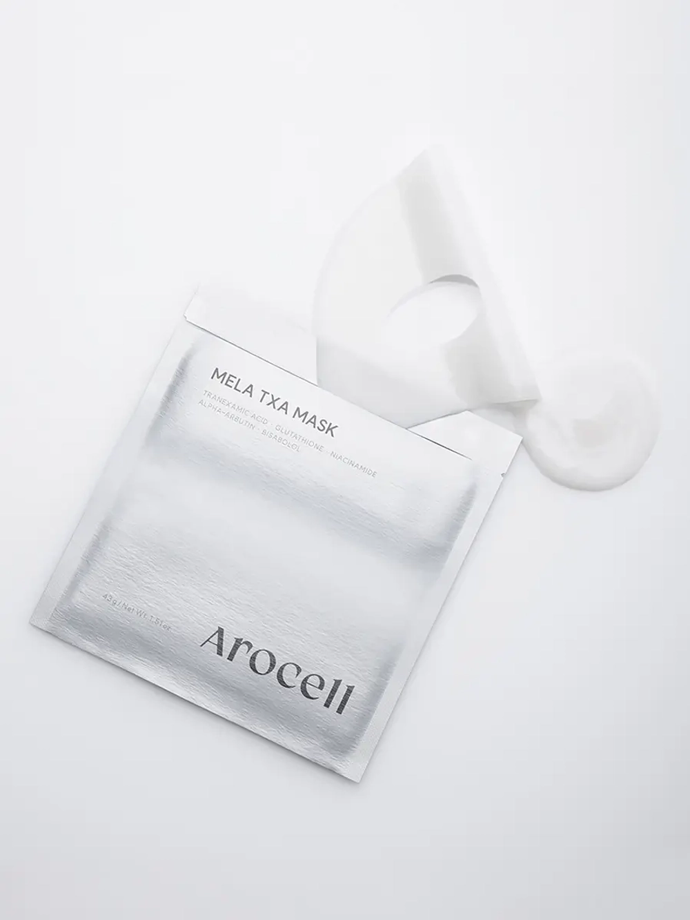 Arocell Гидрогелевая маска с транексамовой кислотой и глутатионом против пигментации Mela TXA Mask 43 гр