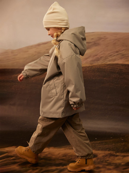 Парка демисезонная на флисе Mjölk Хаки