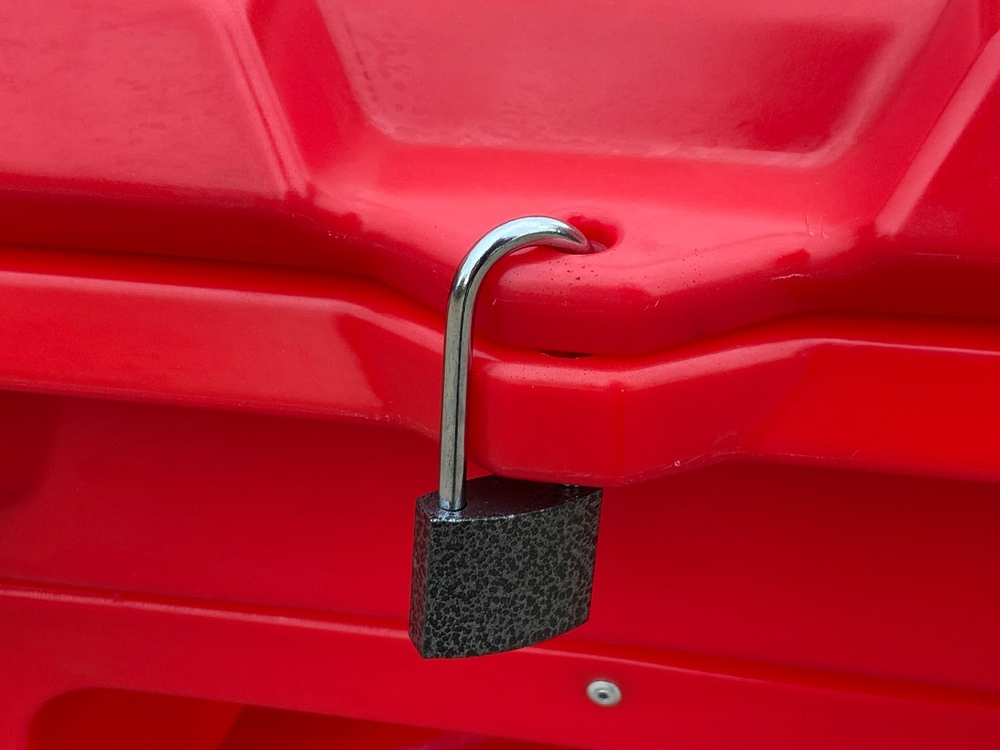 Ящик 500 л c лопатой желтый Полимер-Групп 500 л.(1200x828x860см;33кг;желтый) - арт.559370