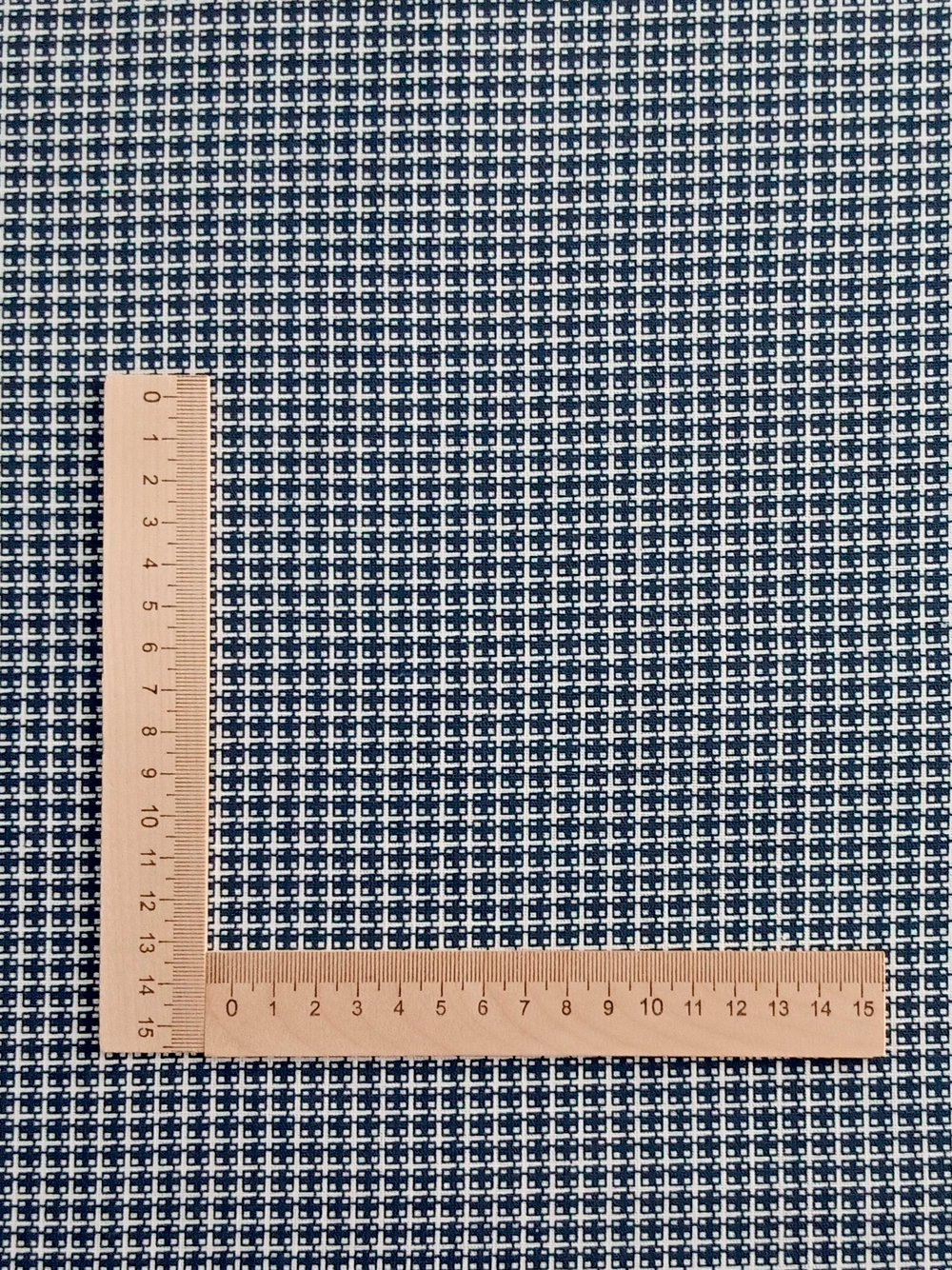 Ткань бязь плательная, рис. "Квадрат", ширина 150 см, арт. 472