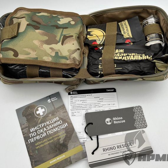 Тактическая аптечка “RHINO RESCUE” 30 в 1,мультикам