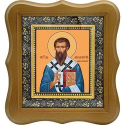 Мелетий, архиепископ Антиохийский, святитель. Икона на холсте.