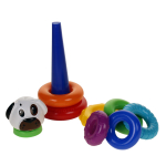 Пирамида "Собачка" 27см. 7 колец (КНОПА)