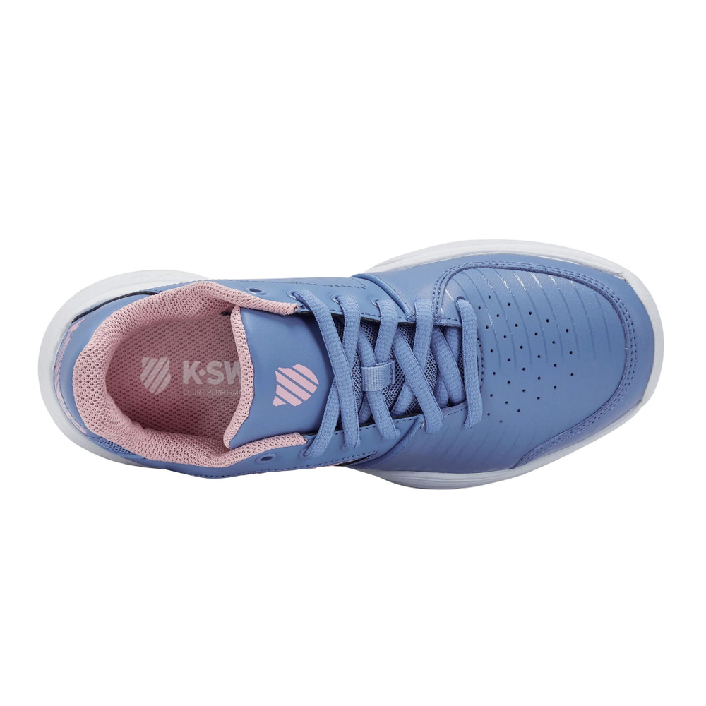 Детские теннисные кроссовки K-Swiss Court Express Carpet Shoe Kids - Blue, Pink