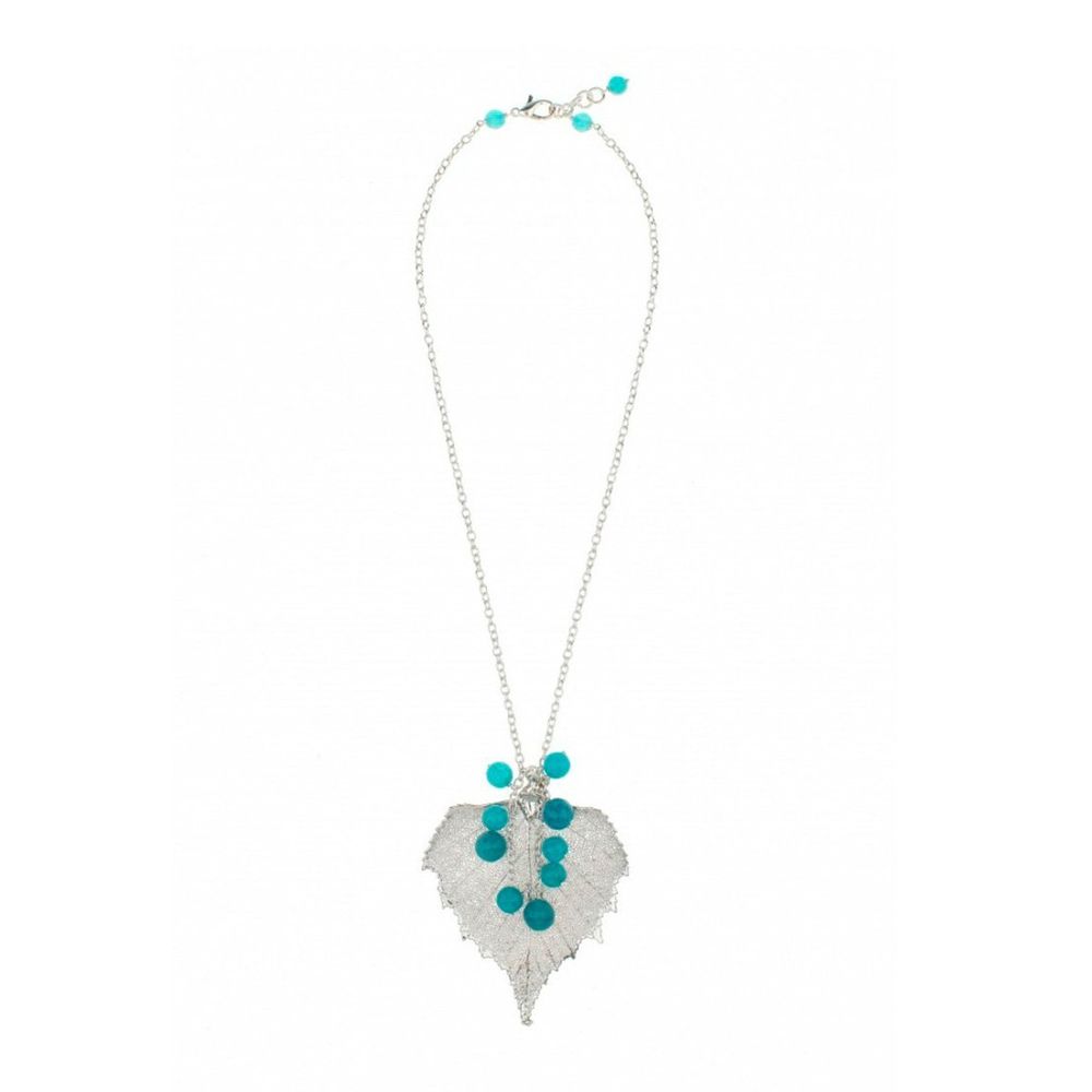 Колье лист Ester Bijoux Берёза CL734/95-S BW