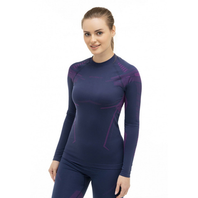 Термобелье женское Brubeck футболка с длинным рукавом зональная DRY