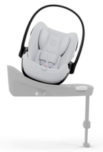 Коляска Cybex Balios S Lux TPE complete Cloud G Fog Grey 3 в 1 Almond Beige с дождевиками