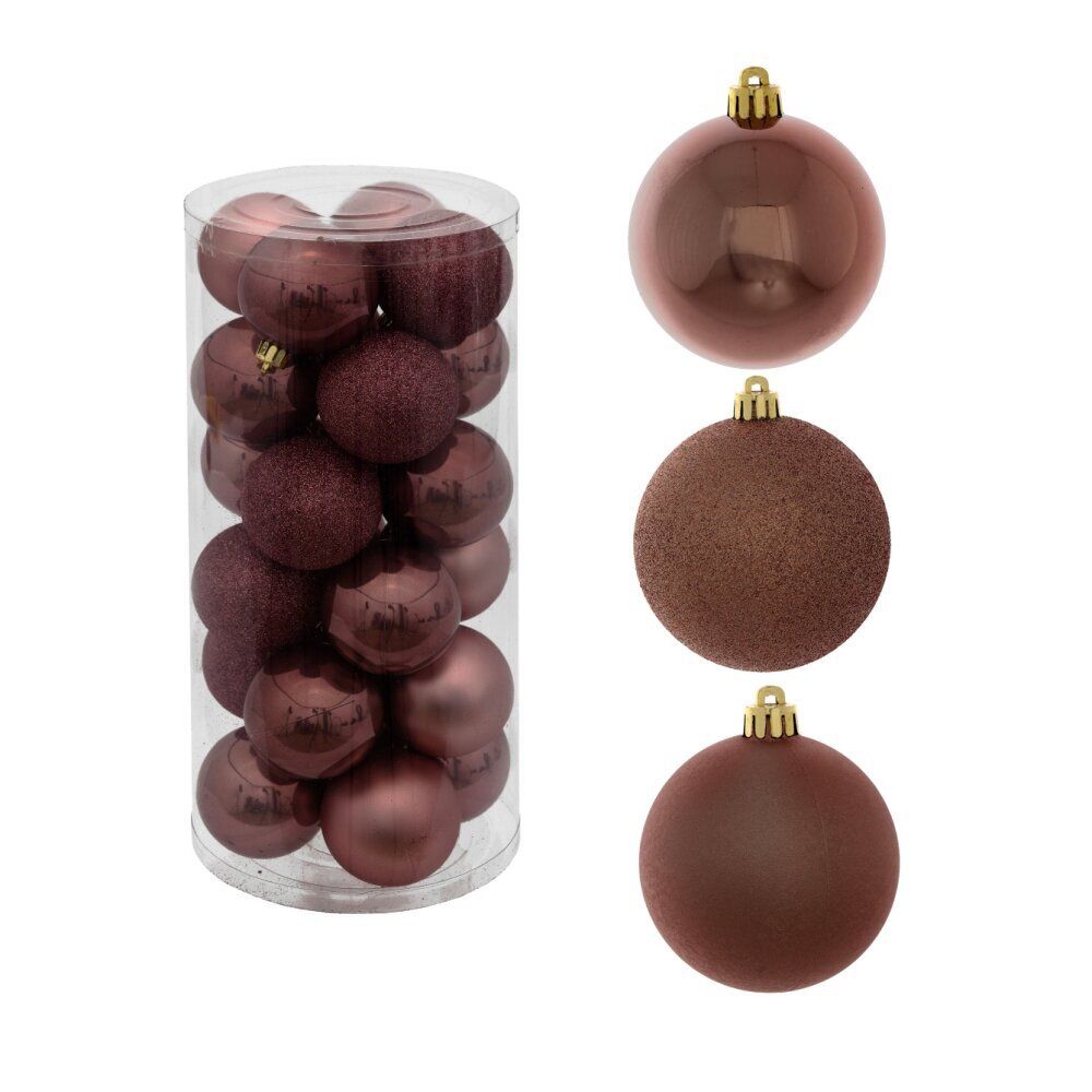 GAEM Набор из 24шт Украшение новогоднее "Шар", D 6 см, L14 W14 H30,5 см