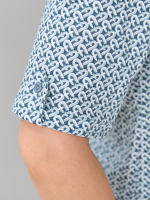 Блузка БЛ-122/фурла-голубойджинс