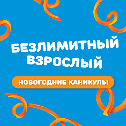 Взрослый билет на тариф "Безлимитный" в новогодние каникулы