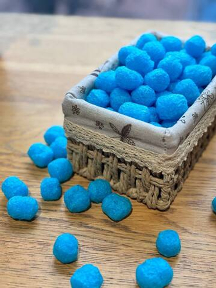 Эко-наполнитель Корнпак, цвет морозное небо, 60л