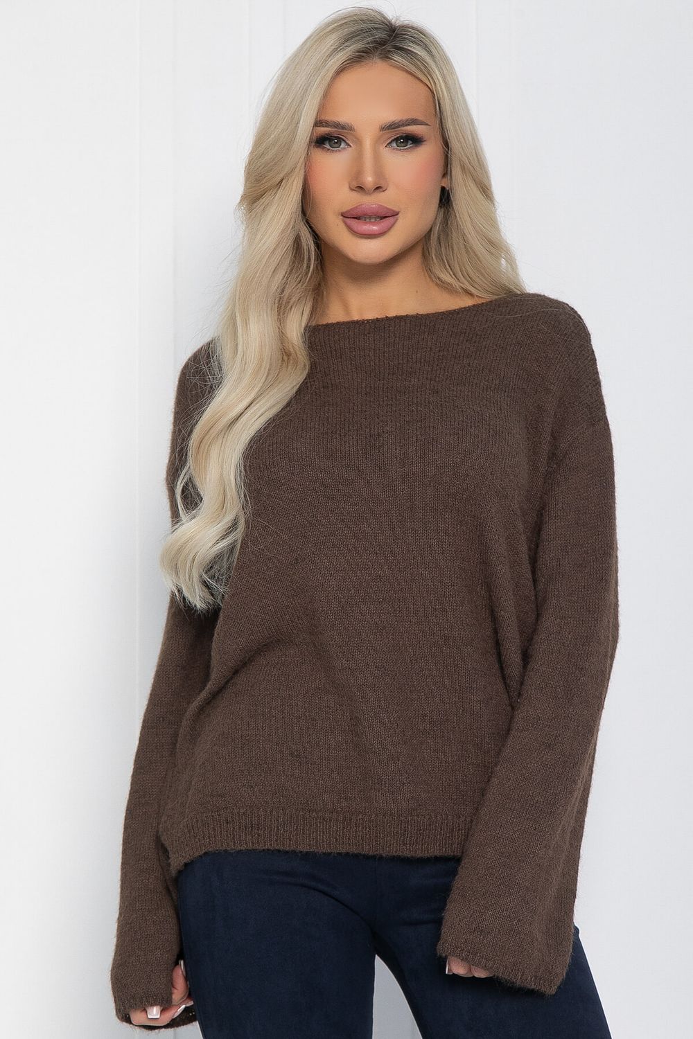 Джемпер Евангелина (коричневый) Б14170-5М LT Collection