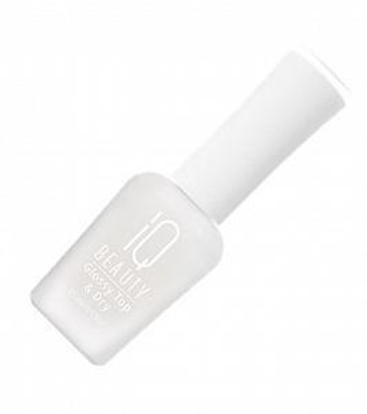 IQ Beauty Glossy Top and Dry, зеркальное защитное покрытие и сушка, 12,5 мл