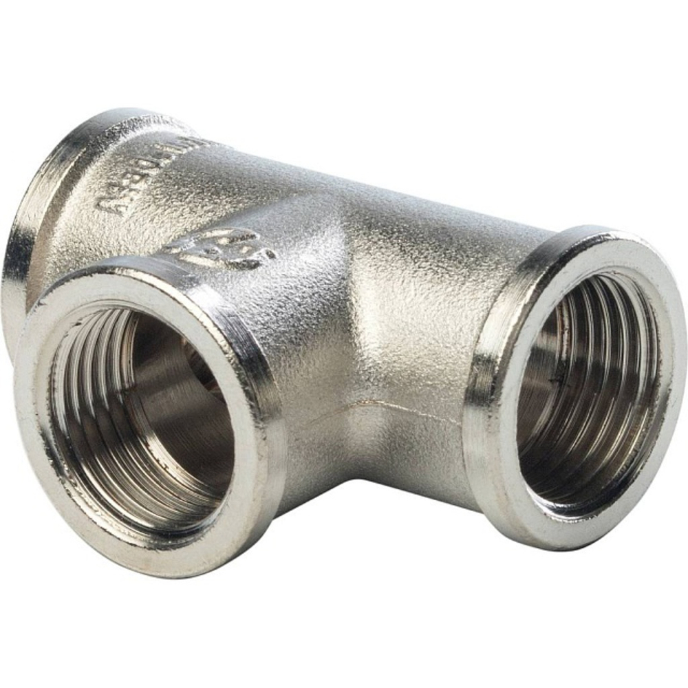 Тройник STOUT никелированный 1/2" ВР