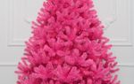 Искусственная розовая елка «Фуксия» (пвх) от 1,2 м до 3 м