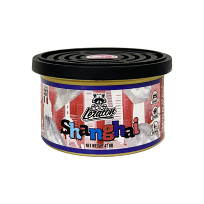 Leraton Ароматизатор для автомобиля в банке Shanghai (White Musk/Белый мускус)