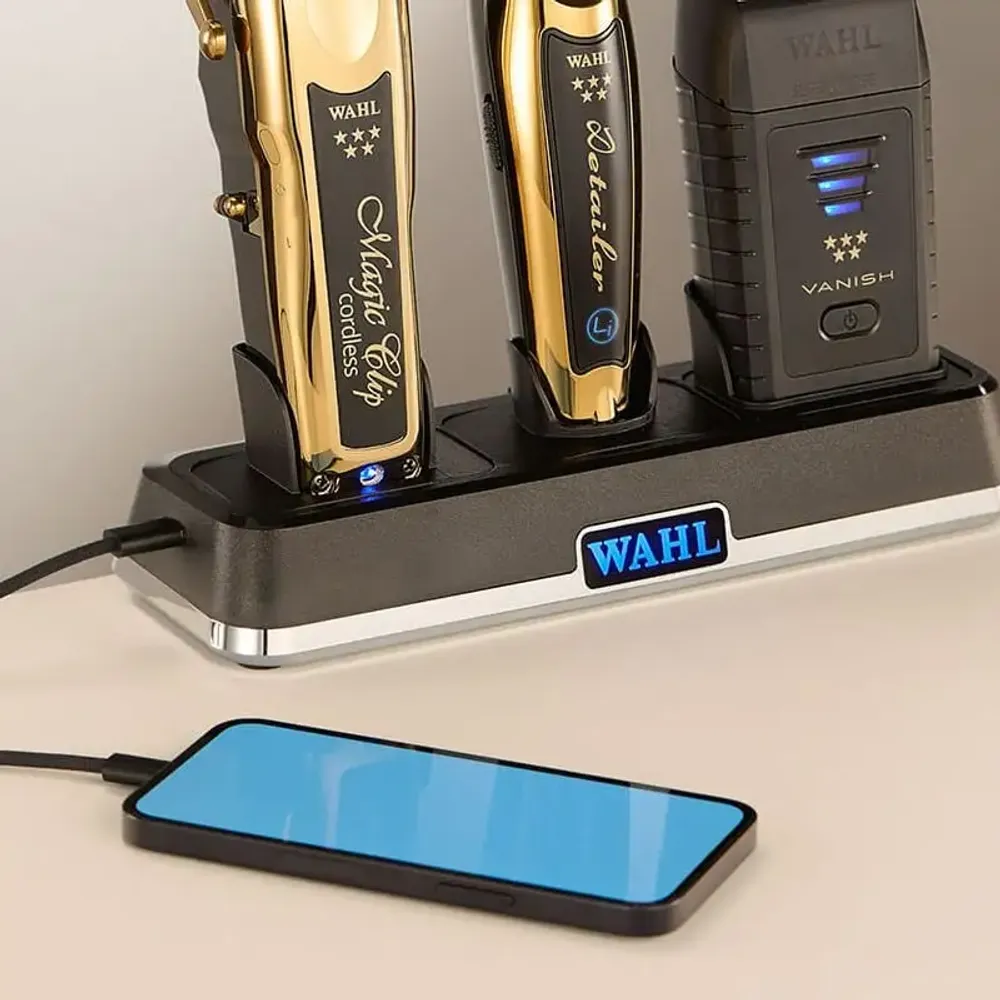Зарядная станция Wahl 3023997 для 3 беспроводных устройств - 5