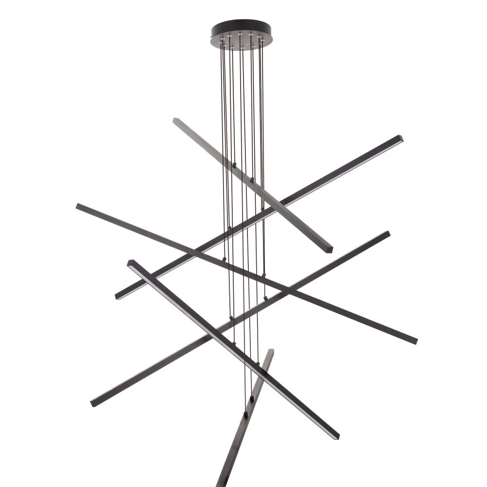 Citilux Стиг CL203261 LED Люстра подвесная с пультом Чёрная