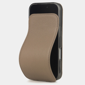 Кожаный чехол для iPhone 17 Pro Max, теленок цвета капучино