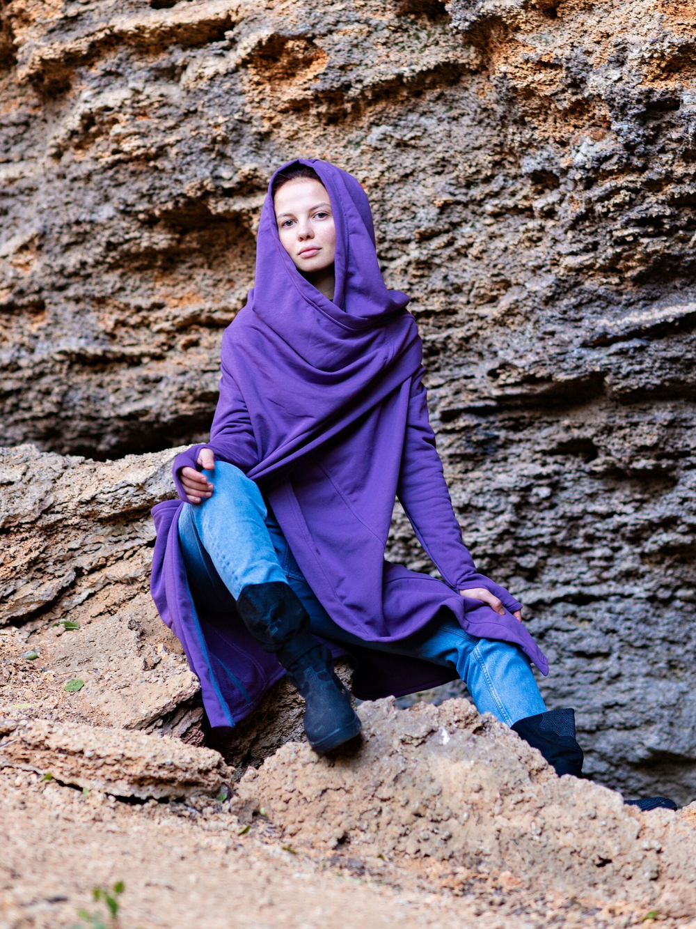 Мантия-накидка сиреневая