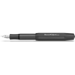 Перьевая ручка Kaweco AC SPORT Black EF (10002277) 0.5 мм, черный алюминиевый корпус с карбоновыми вставками