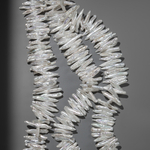 Жемчуг культивированный в форме палочки с боковым центральным отверстием, 24-41*4-5мм