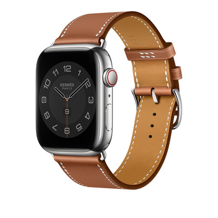 Apple Watch Hermès - 45mm Gold Swift Leather Single Tour