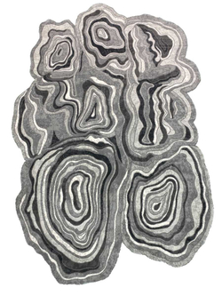 Ковер Safir 00856C Gray/Brown Прямоугольник (1.95 х 2.9)