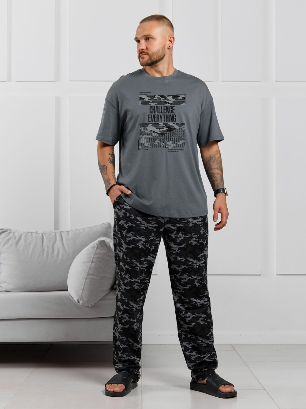 Костюм мужской Экипаж-3 Виотекс ГРАФИТОВЫЙ