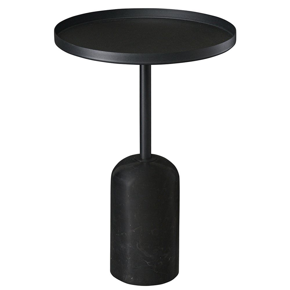 Столик кофейный Lars, Ø40 см, черный