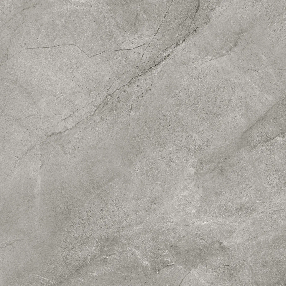 Керамогранит Alma Ceramica GFU6060RKL77R Rock Line 60x60 серый глазурованный матовый / карвинг / противоскользящий под камень