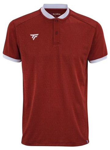 Мужское теннисное поло Tecnifibre Team Mesh Polo - красный